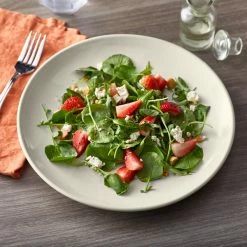 Sample - Acopa 10 1/2" Round Ivory (American White) Coupe Stoneware Plate