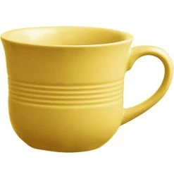 Sample - Acopa Capri 8 Oz. Citrus Yellow China Cup