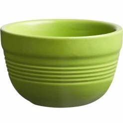 Sample - Acopa Capri 8 Oz. Bamboo Green Stoneware Bouillon