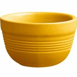 Sample - Acopa Capri 8 Oz. Mango Orange Stoneware Bouillon