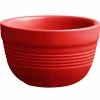 Sample - Acopa Capri 8 Oz. Passion Fruit Red Stoneware Bouillon