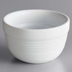 Sample - Acopa Capri 8 Oz. Coconut White Stoneware Bouillon