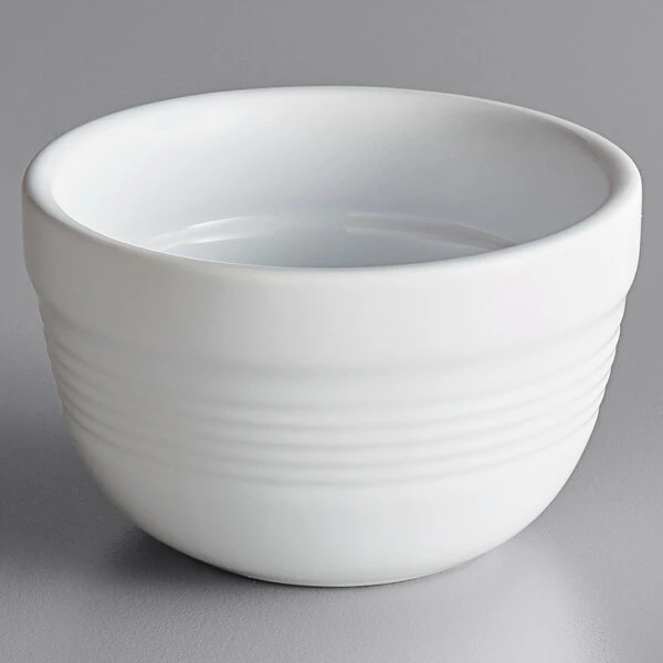 Sample - Acopa Capri 8 Oz. Coconut White Stoneware Bouillon 1 Sample - Acopa Capri 8 Oz. Coconut White Stoneware Bouillon