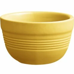 Sample - Acopa Capri 8 Oz. Citrus Yellow Stoneware Bouillon