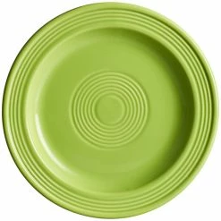 Sample - Acopa Capri 7" Bamboo Green Stoneware Plate