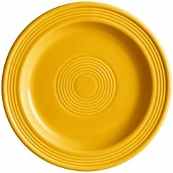 Sample - Acopa Capri 7" Mango Orange Stoneware Plate