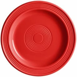 Sample - Acopa Capri 7" Passion Fruit Red Stoneware Plate