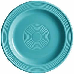 Sample - Acopa Capri 7" Caribbean Turquoise Stoneware Plate