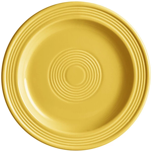 Sample - Acopa Capri 7" Citrus Yellow Stoneware Plate 1 Sample - Acopa Capri 7" Citrus Yellow Stoneware Plate