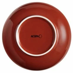 Sample - Acopa Keystone 8" Sedona Orange Stoneware Coupe Low Bowl -Rak Porcelain shop 2096469