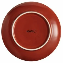 Sample - Acopa Keystone 6" Sedona Orange Stoneware Coupe Plate -Rak Porcelain shop 2096493