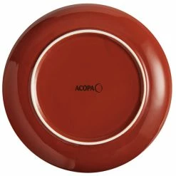 Sample - Acopa Keystone 8 1/2" Sedona Orange Stoneware Coupe Plate -Rak Porcelain shop 2096525