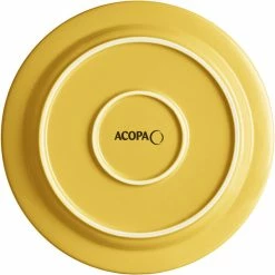 Acopa Capri 9" Citrus Yellow Stoneware Plate - 12/Case -Rak Porcelain shop 2102145