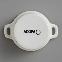 Sample - Acopa Keystone 8 Oz. Vanilla Bean Stoneware Mini Casserole Dish With Lid -Rak Porcelain shop 2102153