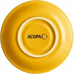 Acopa Capri 6" Mango Orange Stoneware Saucer - 12/Pack -Rak Porcelain shop 2102898