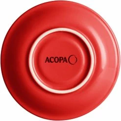 Sample - Acopa Capri 6" Passion Fruit Red China Saucer -Rak Porcelain shop 2102902