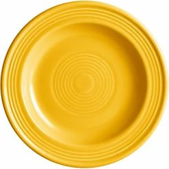 Sample - Acopa Capri 6 1/8" Mango Orange Stoneware Plate