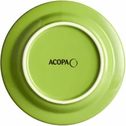 Acopa Capri 6 1/8" Bamboo Green Stoneware Plate - 12/Pack -Rak Porcelain shop 2103078