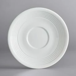 Sample - Acopa Capri 6" Coconut White China Saucer