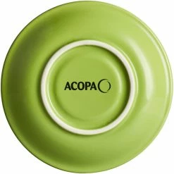 Acopa Capri 6" Bamboo Green Stoneware Saucer - 12/Pack -Rak Porcelain shop 2103128