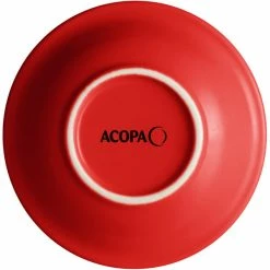 Acopa Capri 4.5 Oz. Passion Fruit Red Stoneware Fruit Bowl / Monkey Dish - 12/Pack -Rak Porcelain shop 2103464