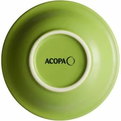 Acopa Capri 4.5 Oz. Bamboo Green Stoneware Fruit Bowl / Monkey Dish - 12/Pack -Rak Porcelain shop 2103466
