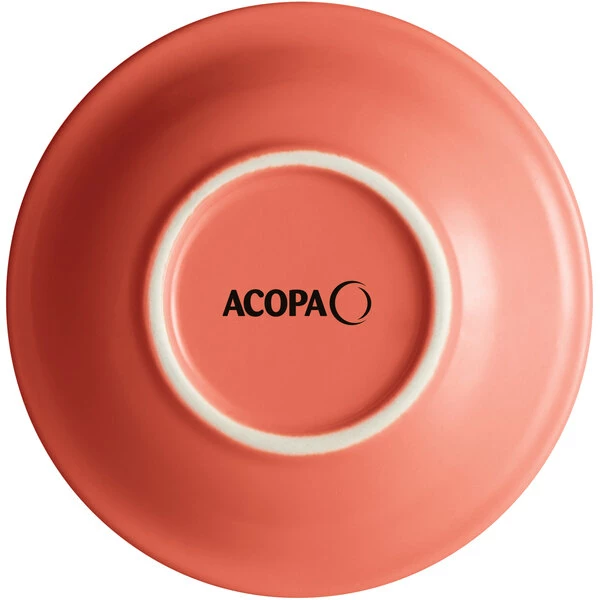 Acopa Capri 4.5 Oz. Coral Reef Stoneware Fruit Bowl / Monkey Dish - 12/Pack 3 Acopa Capri 4.5 Oz. Coral Reef Stoneware Fruit Bowl / Monkey Dish - 12/Pack - Image 3
