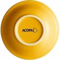 Acopa Capri 4.5 Oz. Mango Orange Stoneware Fruit Bowl / Monkey Dish - 12/Pack -Rak Porcelain shop 2103478