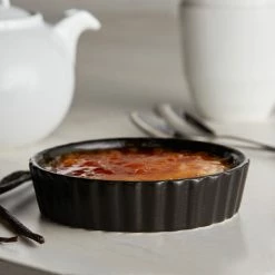 Sample - Acopa Keystone 6 Oz. Caldera Stoneware Souffle / Creme Brulee Dish
