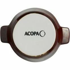 Sample - Acopa Keystone 6 Oz. Chestnut Stoneware Mini Casserole Dish With Handles -Rak Porcelain shop 2103562