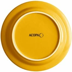 Acopa Capri 7" Mango Orange Stoneware Plate - 24/Case -Rak Porcelain shop 2103822