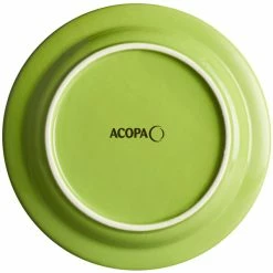 Acopa Capri 7" Bamboo Green Stoneware Plate - 12/Pack -Rak Porcelain shop 2103828