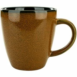 International Tableware LU-17-TA Luna 14 Oz. Terracotta Porcelain Mug - 36/Case