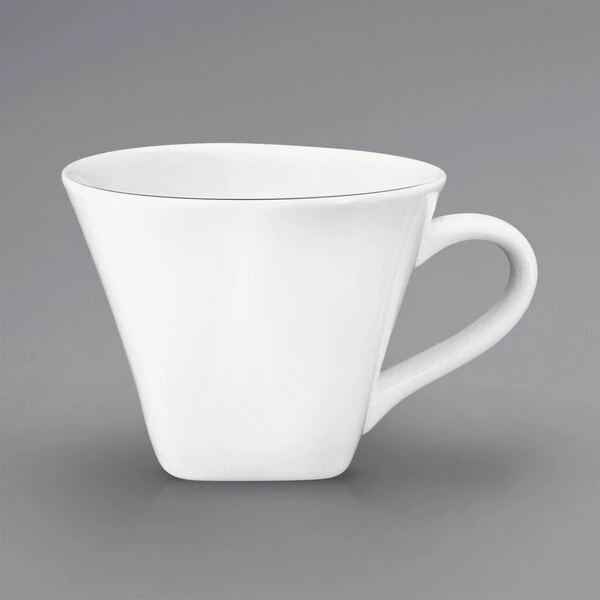 International Tableware EL-30 Elite 6 Oz. Bright White Square Porcelain Low Cup - 36/Case 1 International Tableware EL-30 Elite 6 Oz. Bright White Square Porcelain Low Cup - 36/Case