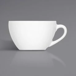 Bauscher By BauscherHepp 275168 Bonn 6.4 Oz. Bright White Porcelain Cup - 12/Case