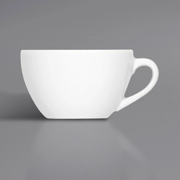 Bauscher By BauscherHepp 275175 Bonn 8.5 Oz. Bright White Porcelain Cup - 12/Case 1 Bauscher By BauscherHepp 275175 Bonn 8.5 Oz. Bright White Porcelain Cup - 12/Case