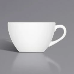 Bauscher By BauscherHepp 275195 Bonn 15.2 Oz. Bright White Porcelain Cup - 12/Case