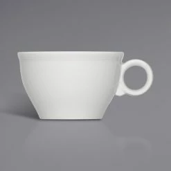 Bauscher By BauscherHepp 285168 Come4Table 6.1 Oz. Bright White Porcelain Cup - 12/Case