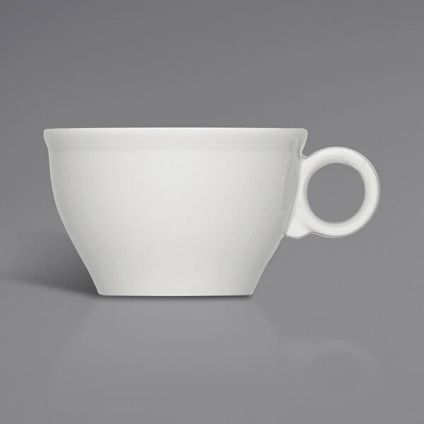 Bauscher By BauscherHepp 285168 Come4Table 6.1 Oz. Bright White Porcelain Cup - 12/Case 1 Bauscher By BauscherHepp 285168 Come4Table 6.1 Oz. Bright White Porcelain Cup - 12/Case