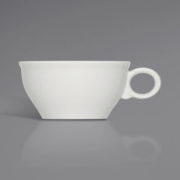 Bauscher By BauscherHepp 285176 Come4Table 9.1 Oz. Bright White Porcelain Cup - 12/Case 1 Bauscher By BauscherHepp 285176 Come4Table 9.1 Oz. Bright White Porcelain Cup - 12/Case