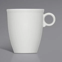 Bauscher By BauscherHepp 285628 Come4Table 9.5 Oz. Bright White Porcelain Mug - 12/Case