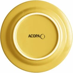 Acopa Capri 6 1/8" Citrus Yellow Stoneware Plate - 12/Pack -Rak Porcelain shop 2134684