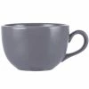 World Tableware DRI-12-G Driftstone 7.75 Oz. Granite Satin Matte Porcelain Cup - 12/Case