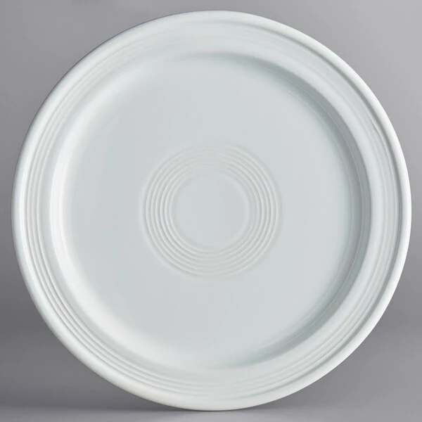 Sample - Acopa Capri 10" Coconut White Stoneware Plate 2 Sample - Acopa Capri 10" Coconut White Stoneware Plate - Image 2