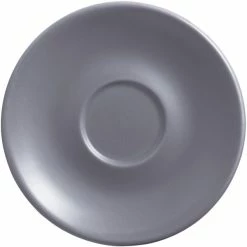 World Tableware DRI-14-G Driftstone 6" Granite Satin Matte Porcelain Saucer - 24/Case