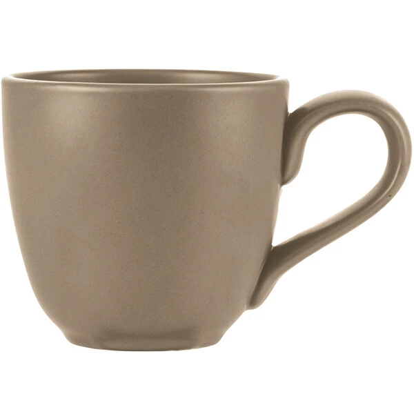 World Tableware DRI-13-S Driftstone 12 Oz. Sand Satin Matte Porcelain Mug - 12/Case 1 World Tableware DRI-13-S Driftstone 12 Oz. Sand Satin Matte Porcelain Mug - 12/Case