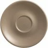 World Tableware DRI-14-S Driftstone 6" Sand Satin Matte Porcelain Saucer - 24/Case