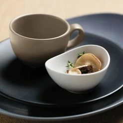 World Tableware DRI-14-G Driftstone 6" Granite Satin Matte Porcelain Saucer - 24/Case -Rak Porcelain shop 2136333
