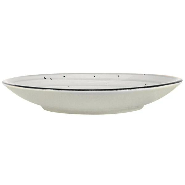 International Tableware RT-2-ST Rotana 6 1/2" Stone Porcelain Saucer - 36/Case 2 International Tableware RT-2-ST Rotana 6 1/2" Stone Porcelain Saucer - 36/Case - Image 2