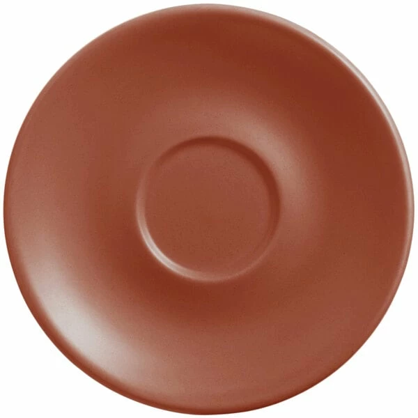 World Tableware DRI-14-C Driftstone 6" Clay Satin Matte Porcelain Saucer - 24/Case 1 World Tableware DRI-14-C Driftstone 6" Clay Satin Matte Porcelain Saucer - 24/Case